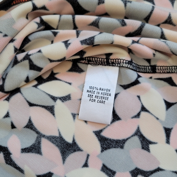 Talbots Long Sleeve Faux Wrap Midi Dress Sz 4P - Picture 9 of 9